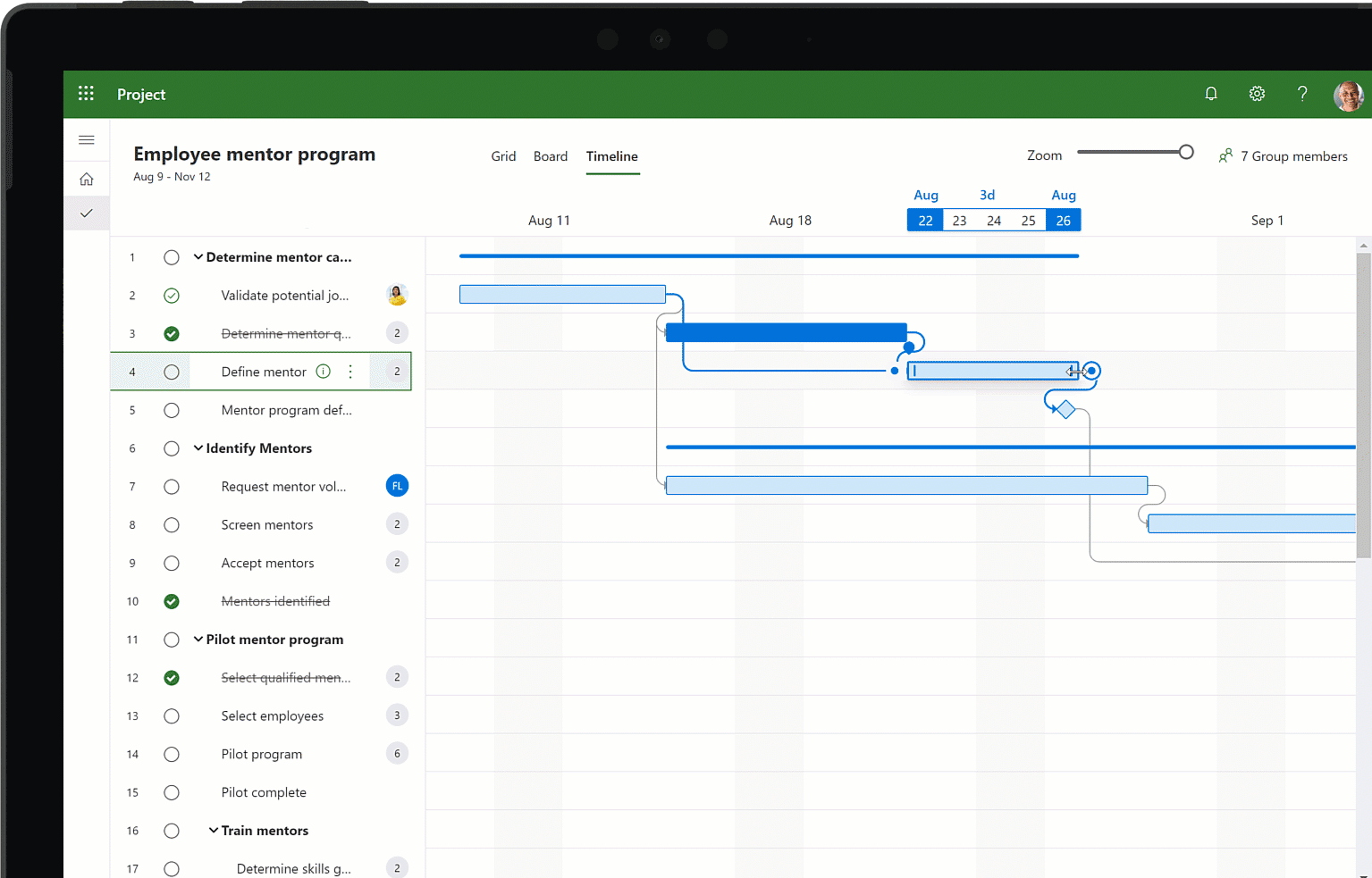 The difference between Microsoft Project and Microsoft Planner