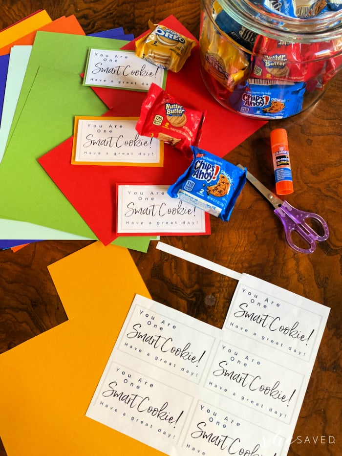 Free Lunchbox Printable One Smart Cookie SheSaved®