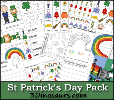 Free St Patricks Day Printable Pack SheSaved®