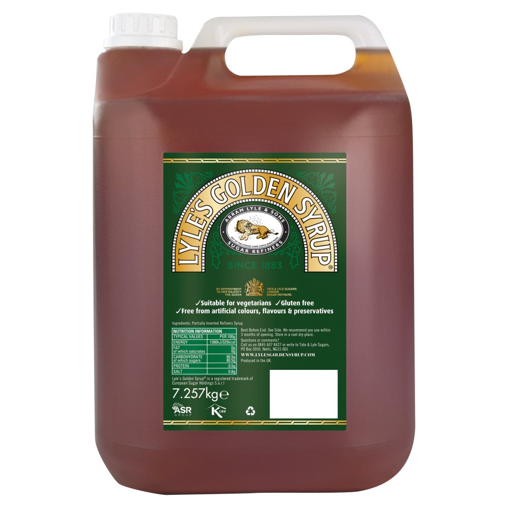 Lyles Golden Syrup 7,257KG Kanister SHESTORE24