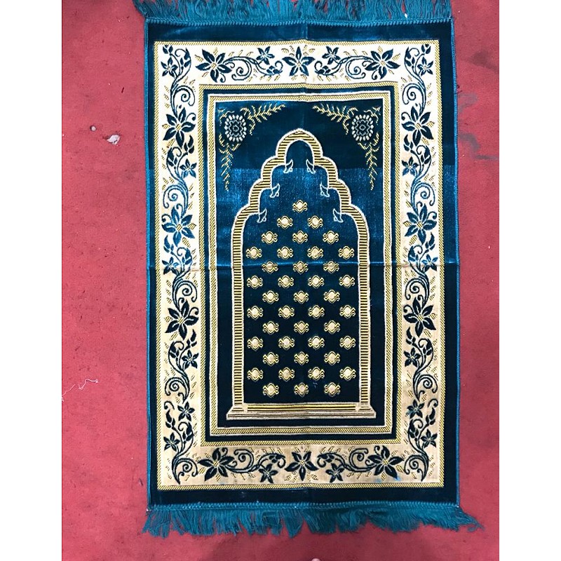 Janamaz in Royal Blue Islamic prayer mat online in India at