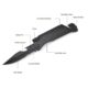 Matte Black Multi Functional Folding Camping Knife (2)