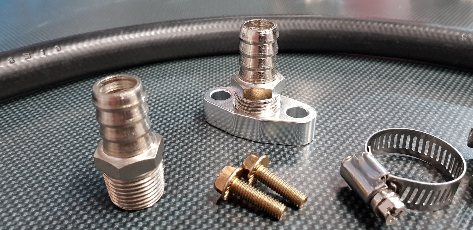 ZAGE Turbosystem Garrett GT28 GT30 EVO DIY Turbo Oil Drain Kit