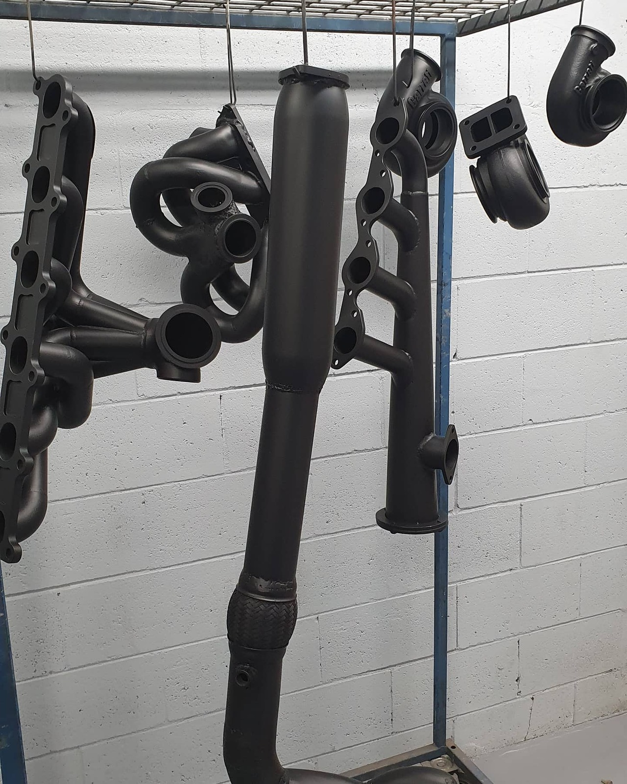 SPP Black Ceramic Coating Turbo Exhaust Manifolds & Dump Pipes.