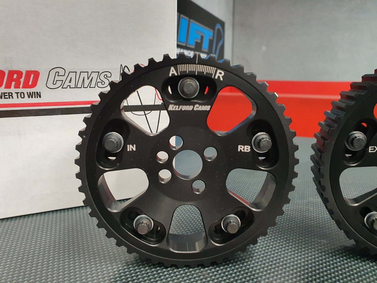 Kelford Black Adjustable Cam Gears Suits Nissan RB26DETT Engines