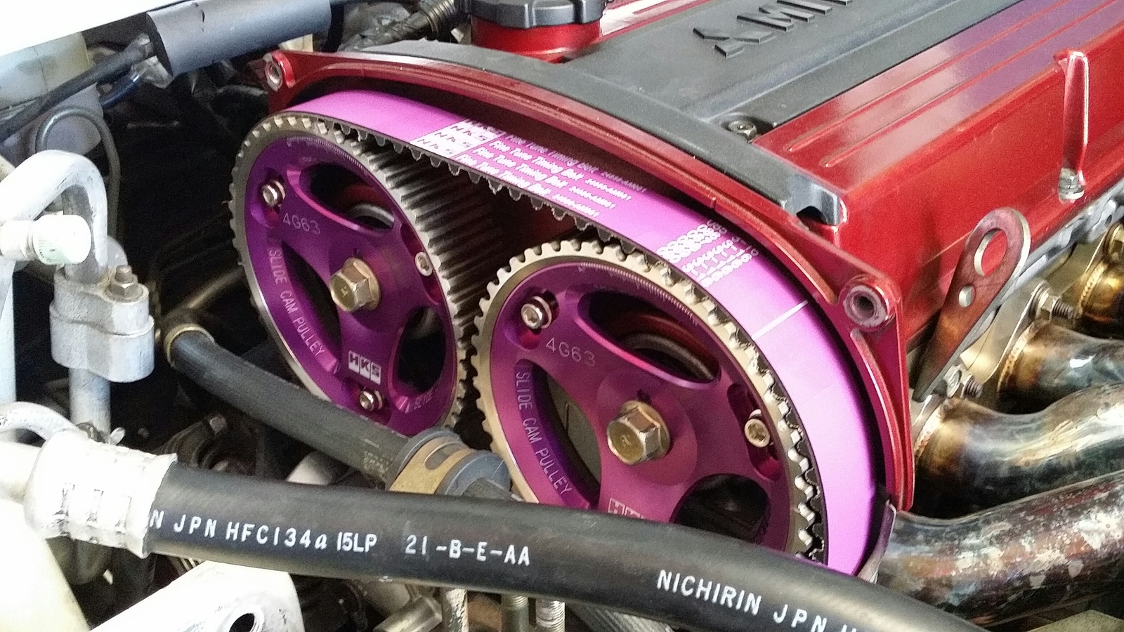 HKS Adjustable Cam Gears Pulleys suits Mitsubishi EVO 5 6 7 8 8MR