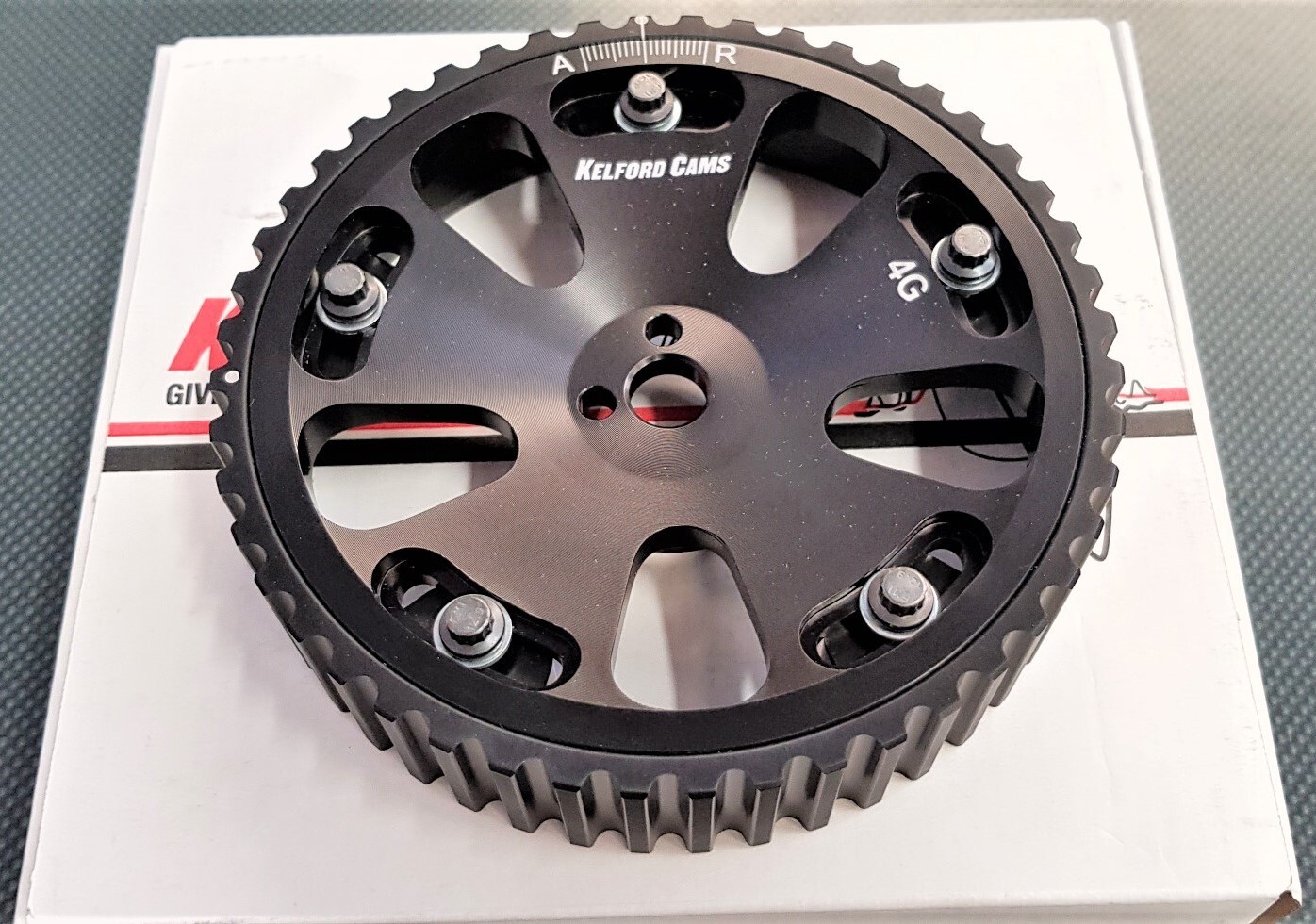 Kelford Black Adjustable Cam Gears Suits Mitsubishi 4G63 DOHC engines