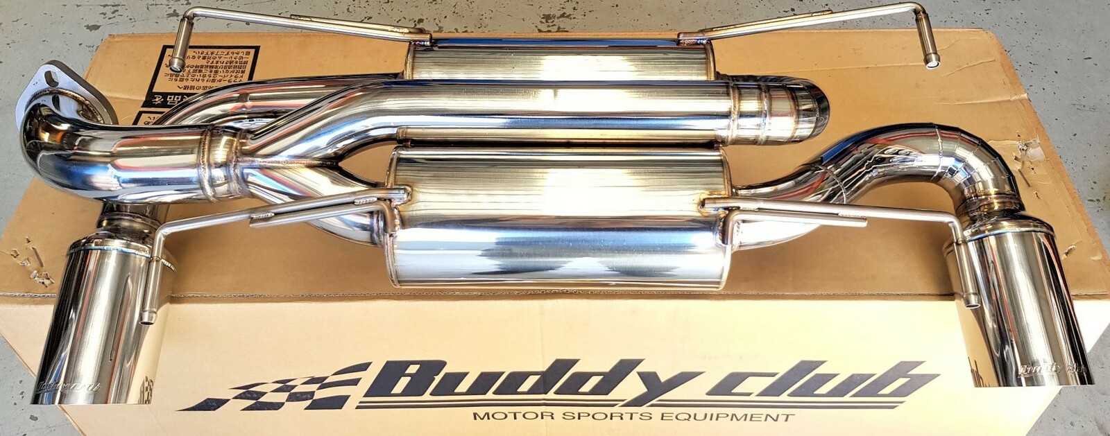 Buddy Club Pro Spec Twin Loop Exhaust Suits Subaru WRX STI Hatch Back GRB