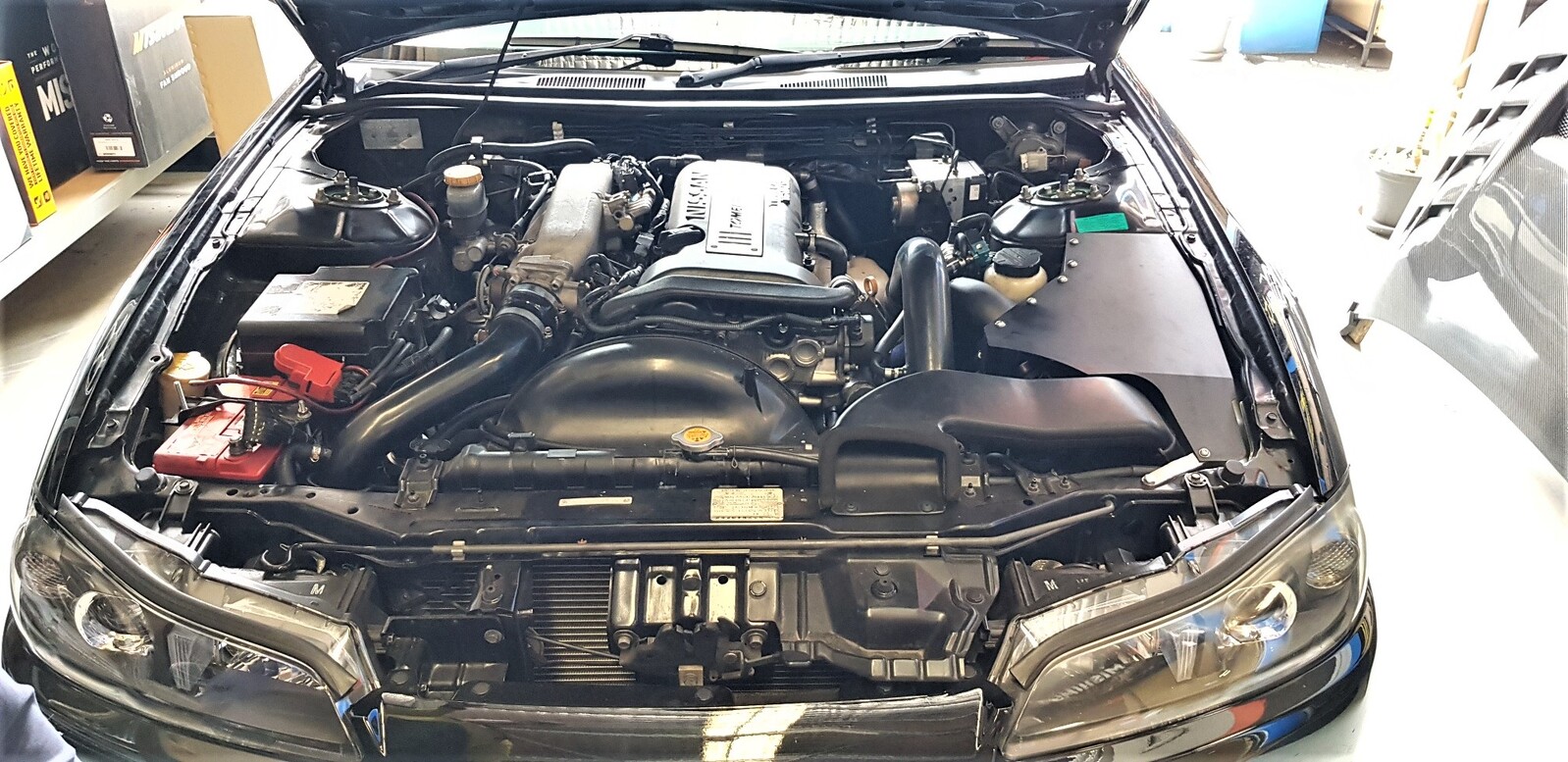 Simota Racing Suction Turbo Intake Pipe Black Nissan S15 S14 200SX