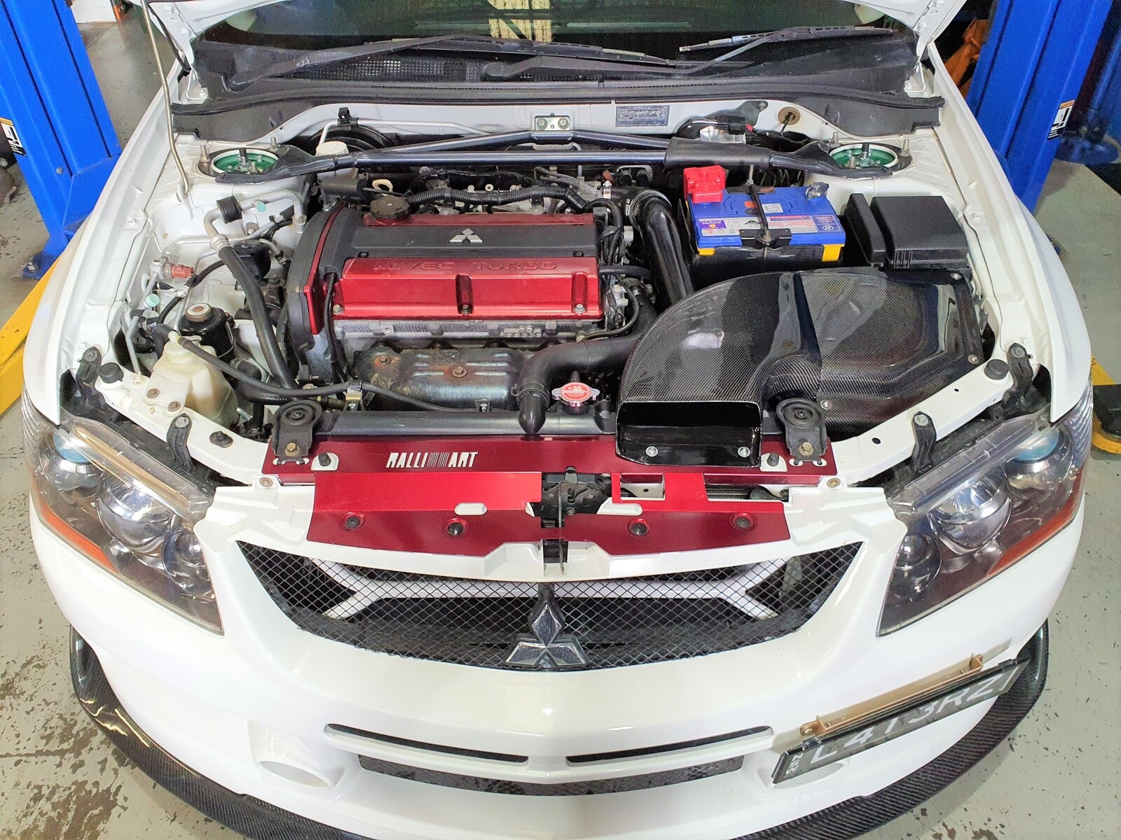 Carspeed HKS Kansai Style Carbon Air Filter Box Enclosure Mitsubishi