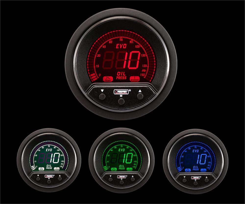Prosport 52mm Premium Digital Oil Pressure Gauge