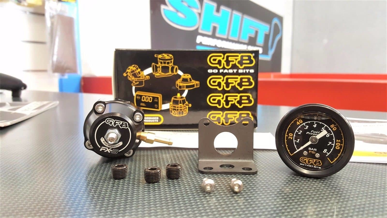 GFB Go Fast Bits FX Series EFI Fuel Pressure Regulator With Gauge