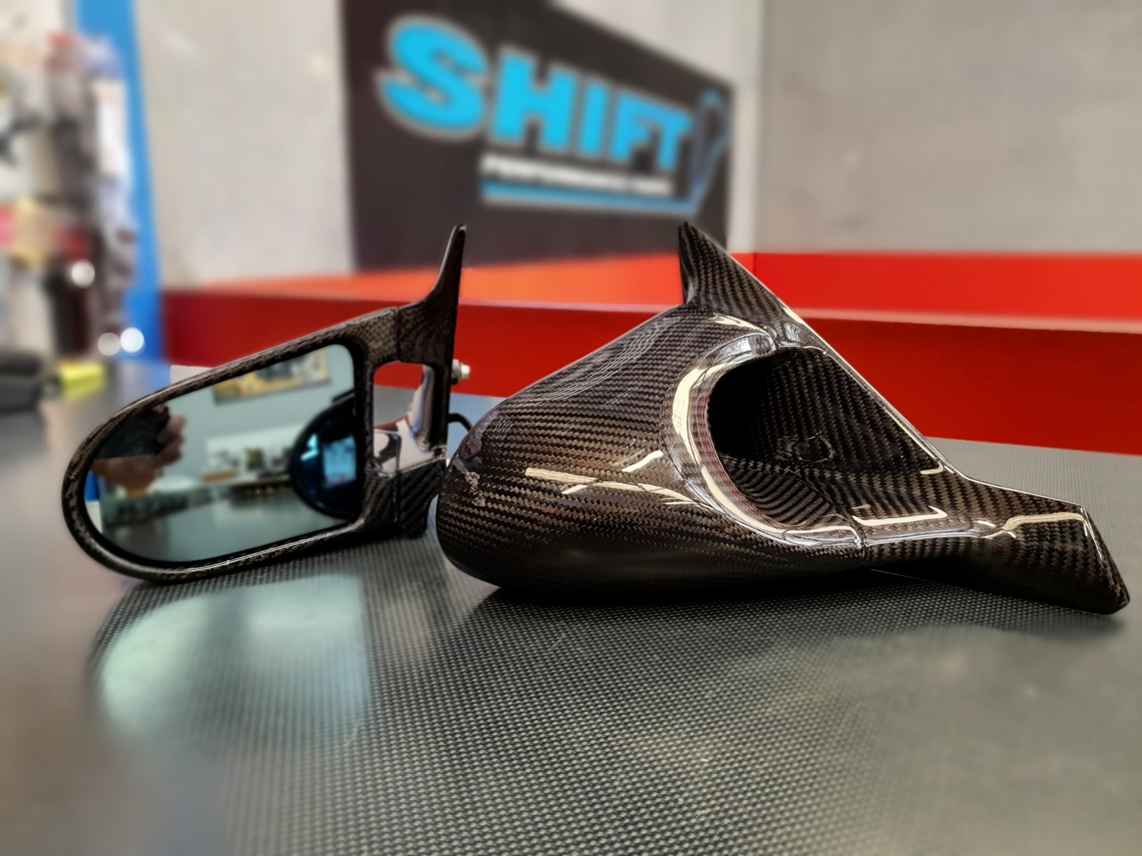 Ganador Style Carbon Mirrors Suits Subaru WRX GDA GDB GDC SPP