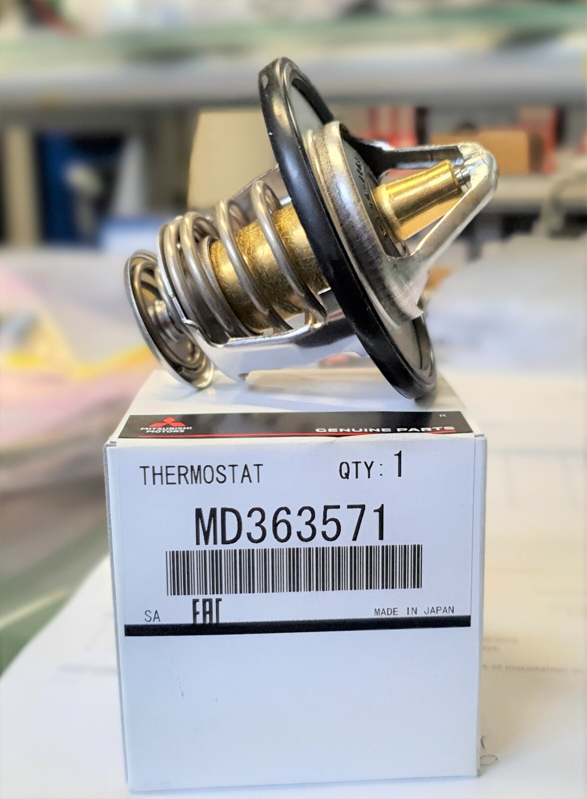 Mitsubishi Thermostat Suits Mitsubishi EVO 6, 7, 9, 9 Wagon.