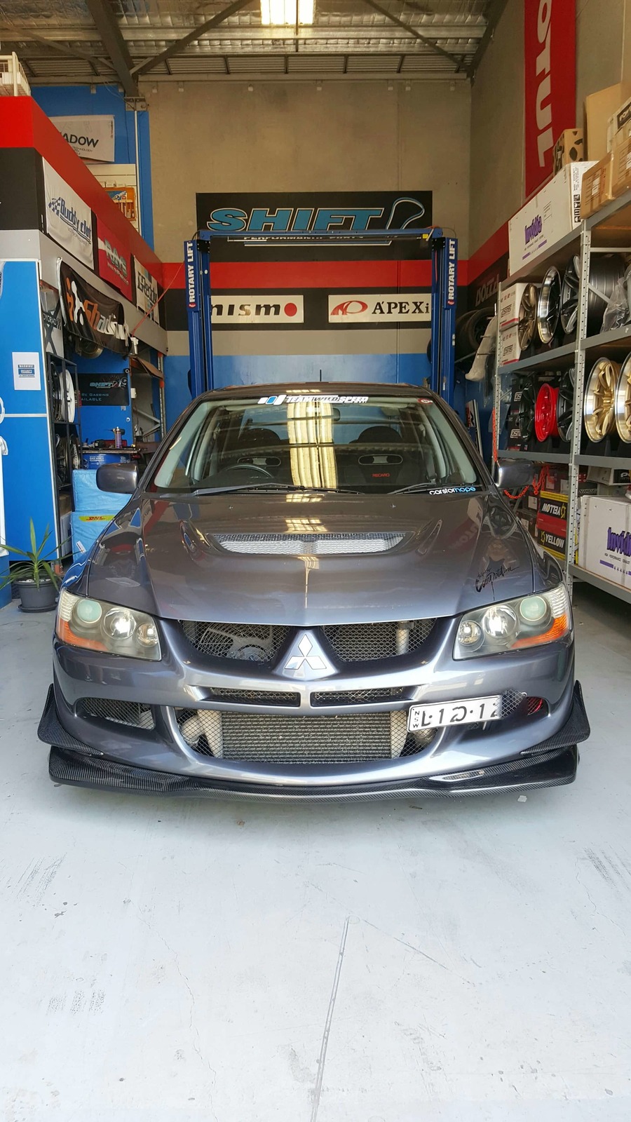 Rexpeed Ralliart Style Carbon Canards Mitsubishi EVO 8 GSR MR