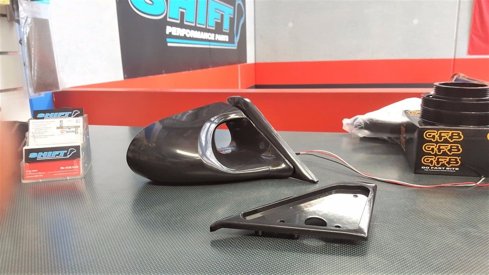 SPP Black Ganador Style Mirrors Suits Nissan Skyline R33 GTST GTR