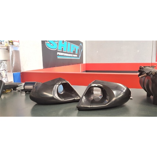 SPP Black Aero Style Mirrors Suits Toyota Mark II JZX100 1995