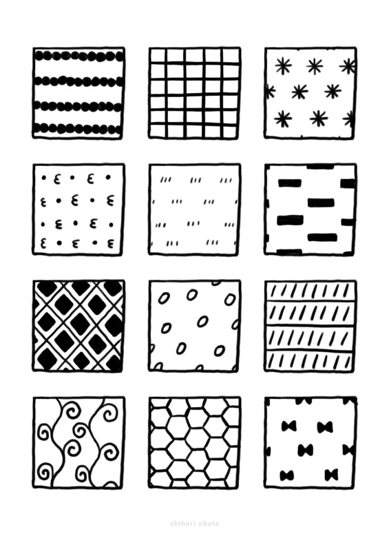 100+ Fun, Easy Patterns to Draw