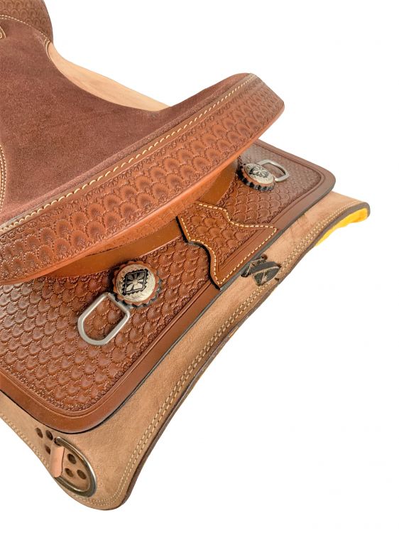 Shiloh Stables and Tack 16" Training Style Western saddle with suede