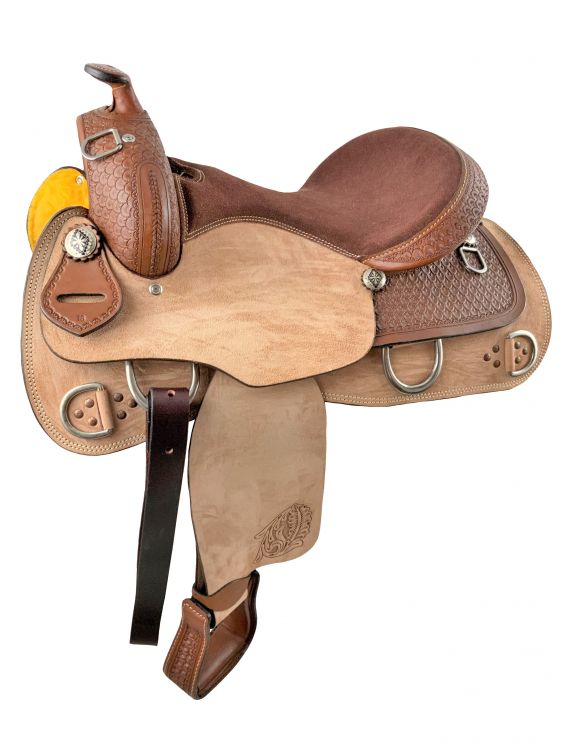 Shiloh Stables and Tack 16" Training Style Western saddle with suede