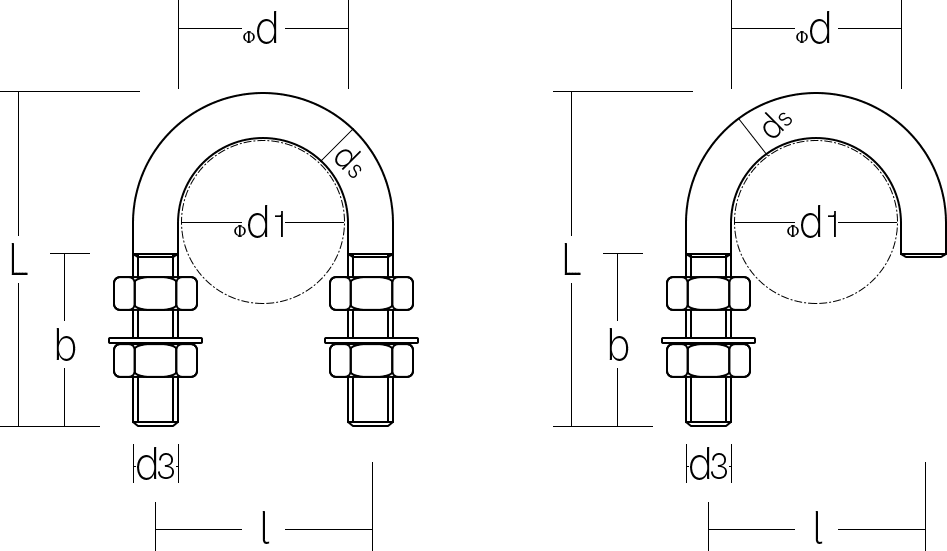 U Bolt Manufacturer DIN 3570 Fastener Manufacturer Fastener factory