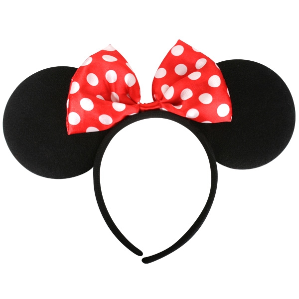 Minnie Mouse Ears on Headband with Bow Pk 1 Minnie Mouse Buy Online