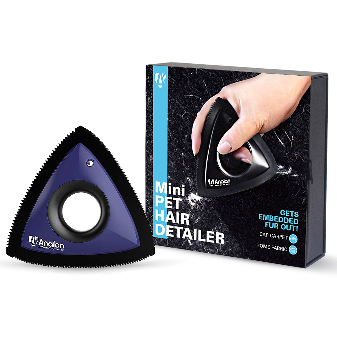 Analan Mini Pet Hair Brush Shine Factory, Dartmouth