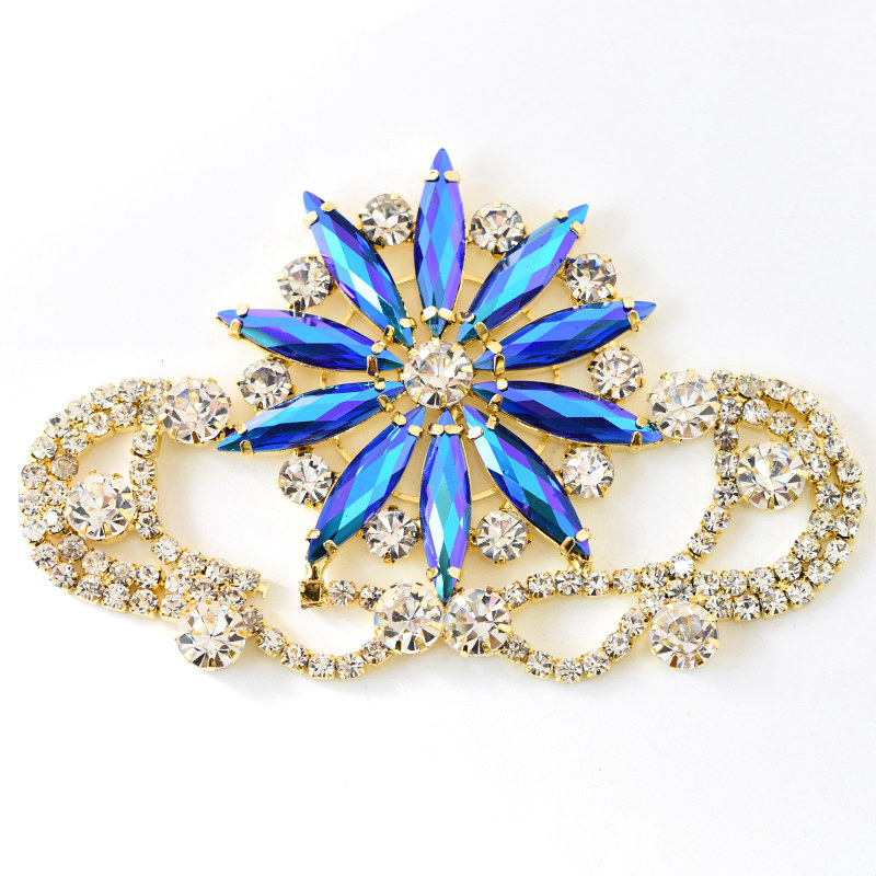 Glass Sew On Rhinestone Appliques