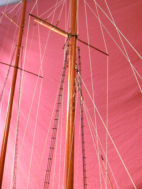 Pond Yacht Ship Model Rigging