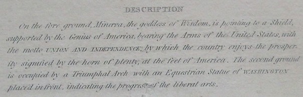 "America Guided By Wisdom An Allegorical representation of the United