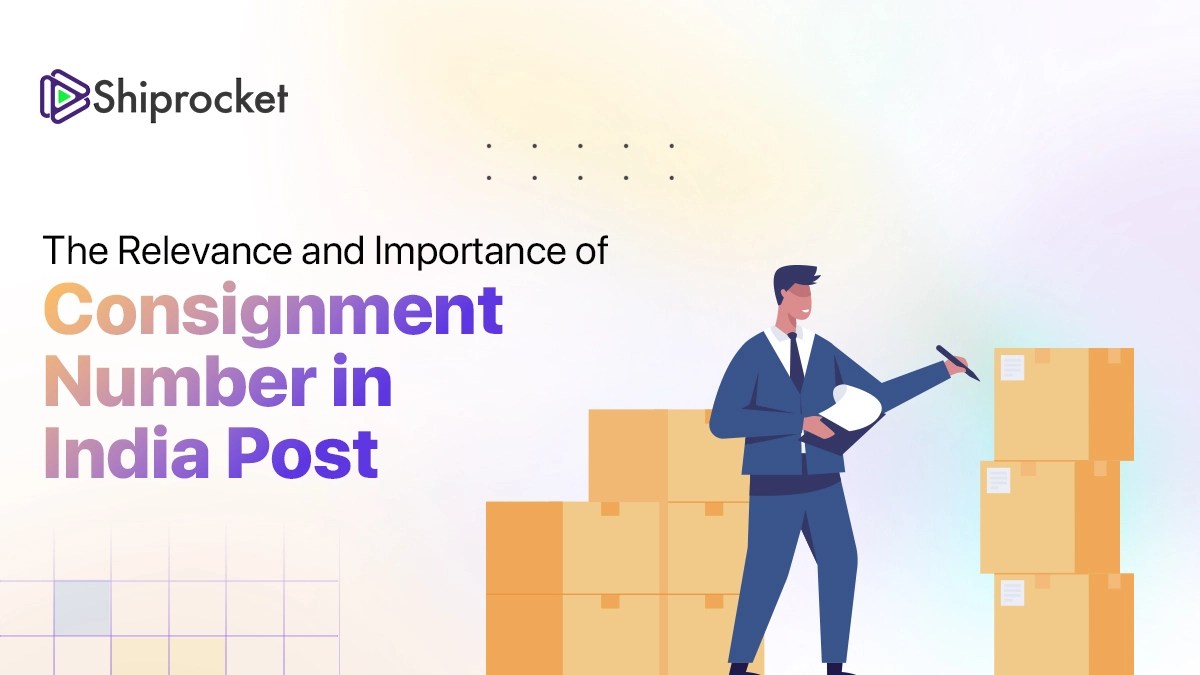 What is a Consignment Number in India Post? Shiprocket