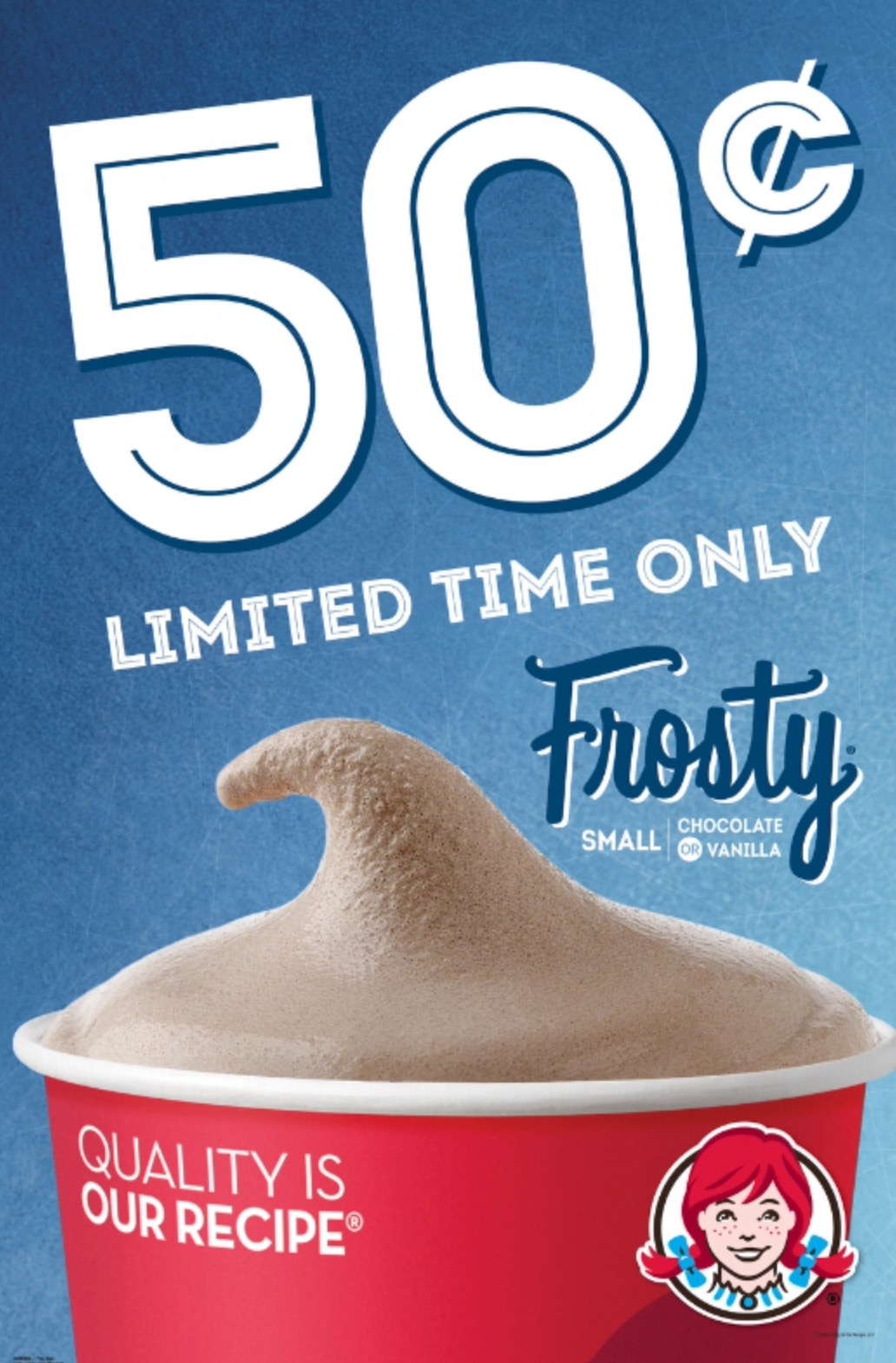 50cent Frosty at Wendy’s SHIP SAVES
