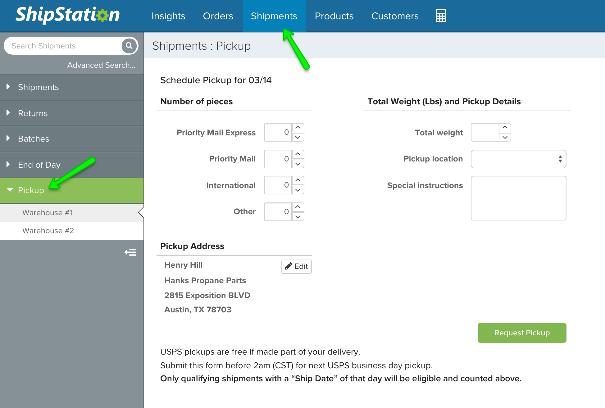 Save Time by Scheduling a USPS Pickup in ShipStation