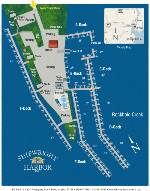 ShipwrightSiteMap Shipwright Harbor Marina