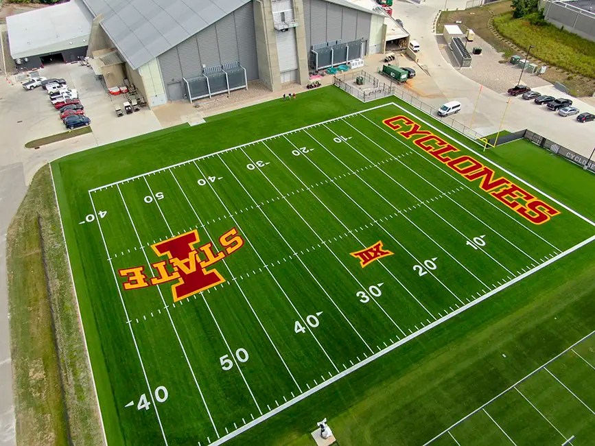 Johnny Majors Practice Field Expansion at Iowa State University ShiveHattery