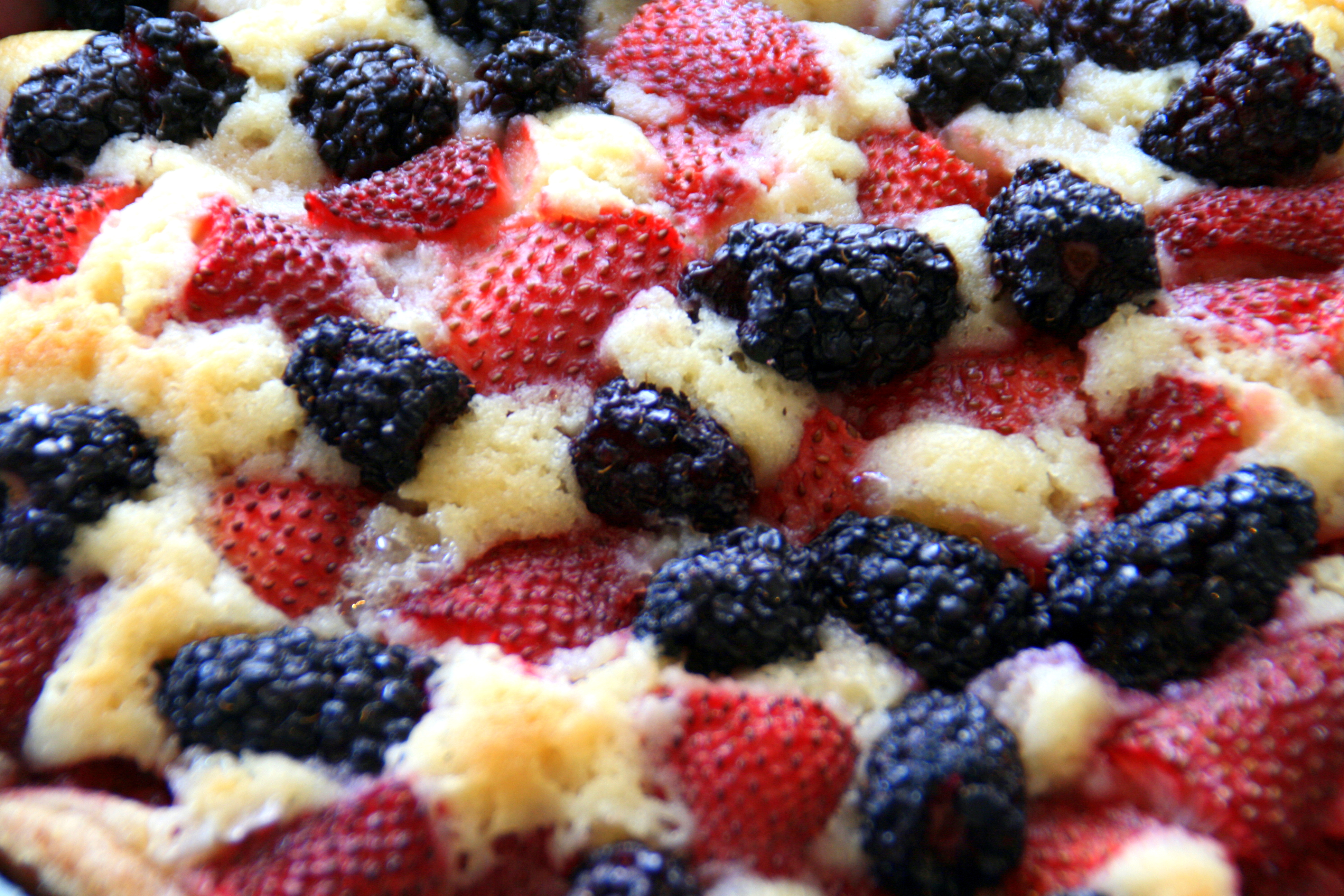 StrawberryBlackberry Cake