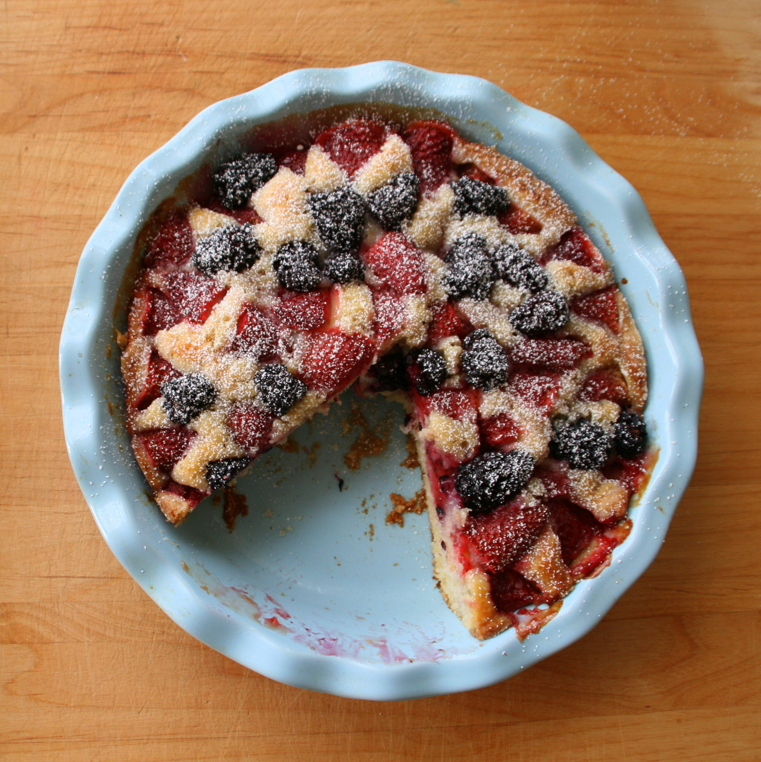 StrawberryBlackberry Cake