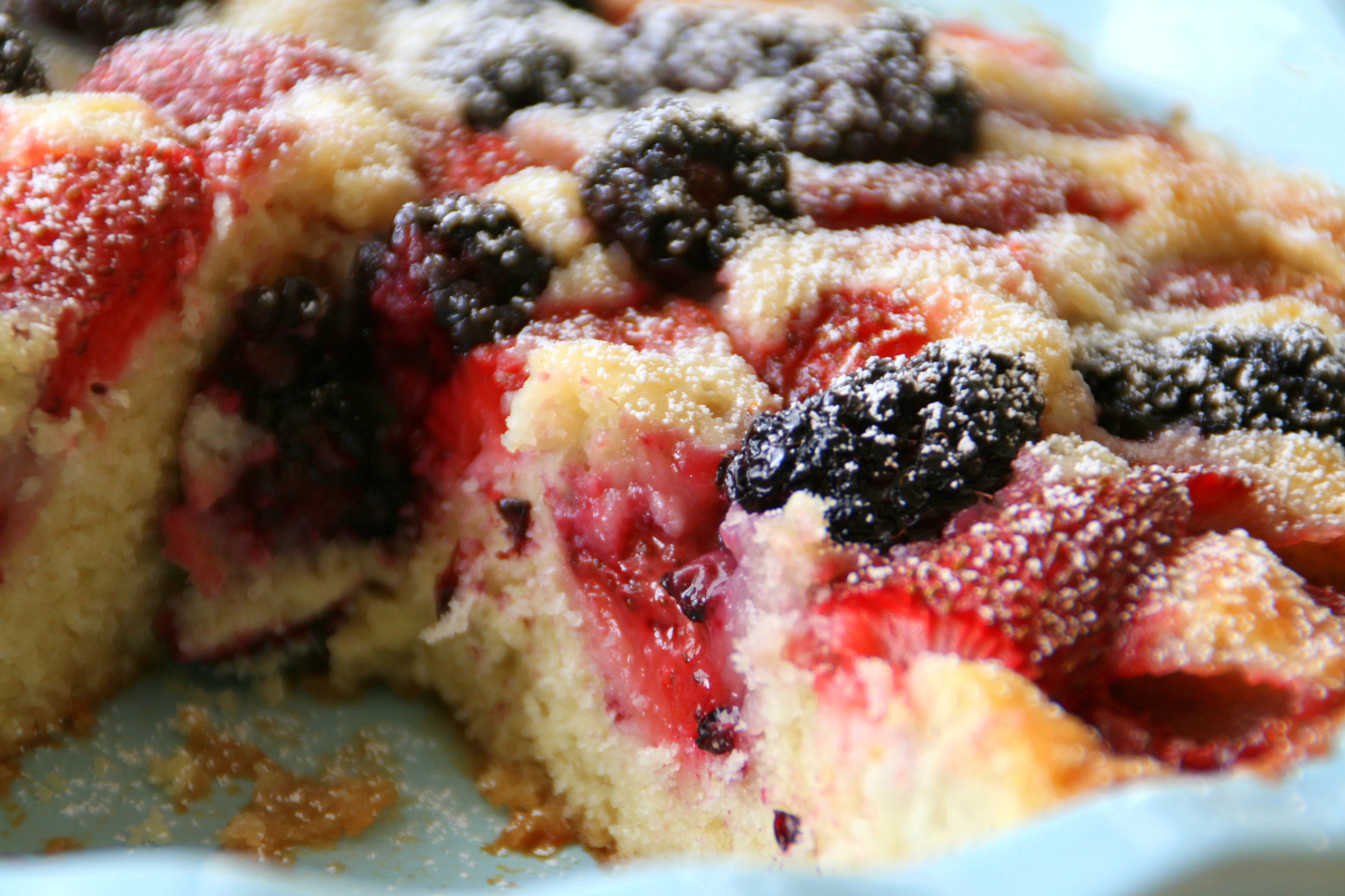 StrawberryBlackberry Cake