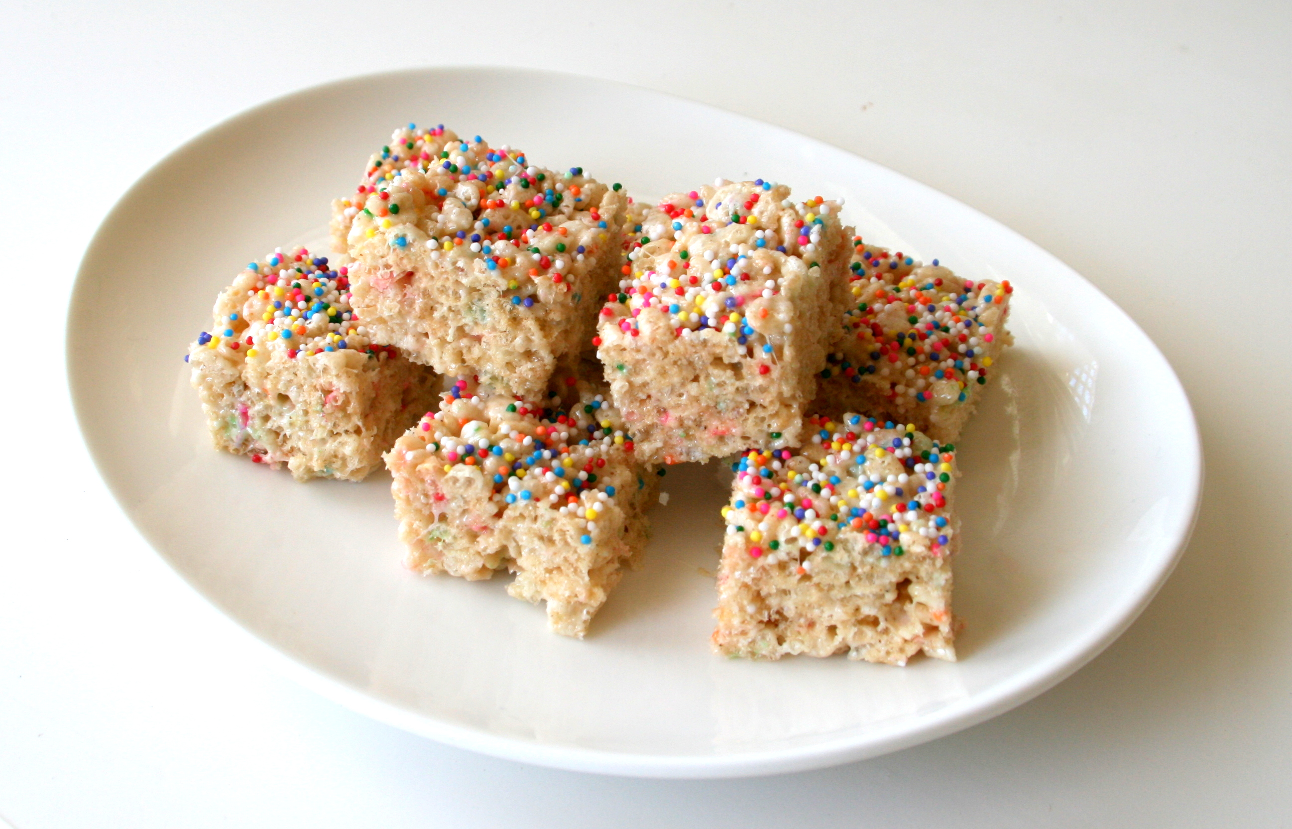 Funfetti Rice Krispies Treats Rice Krispy Treats with Sprinkles Recipe Shockingly Delicious