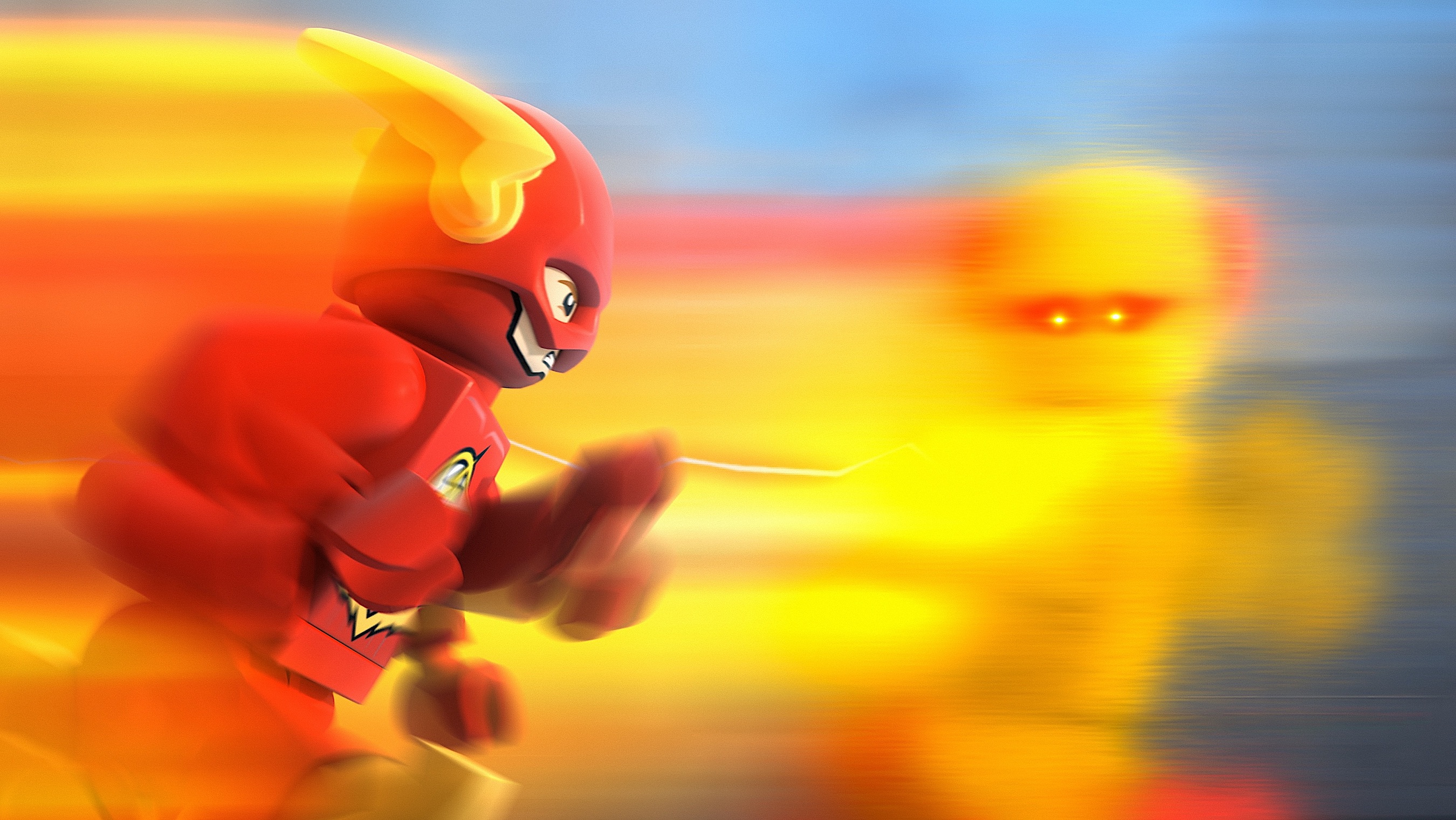 LEGO DC Super Heroes The Flash Flying Onto Bluray and DVD