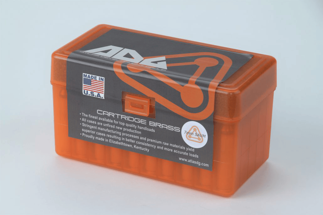 ADG 7mm SAUM Brass. 50 ct. Box. In Stock!!! ShootLong