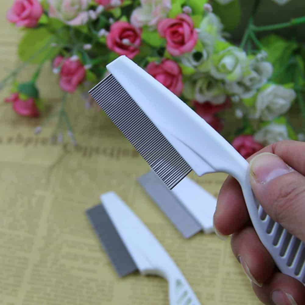 Flea Comb Topbeu 2PCS Pet Dog Hair Shedding Grooming