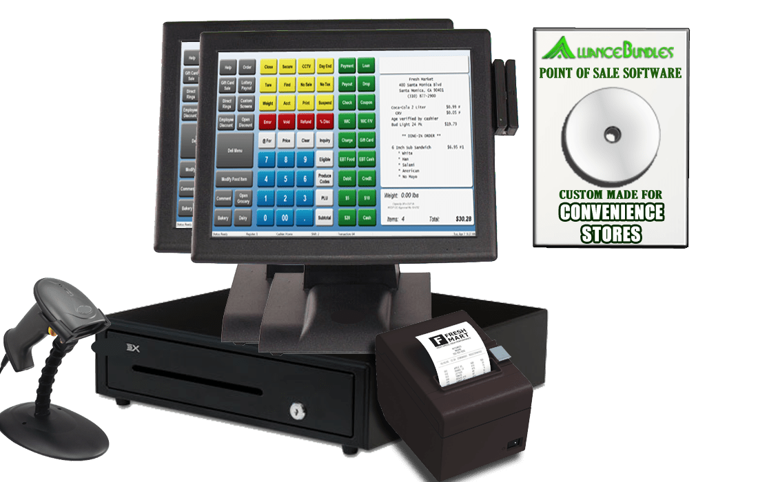 Convenience Store POS System Bundle Buy Now Alliance Bundle