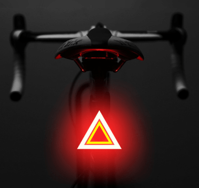 Mini LED Fahrrad Rücklicht Triangle