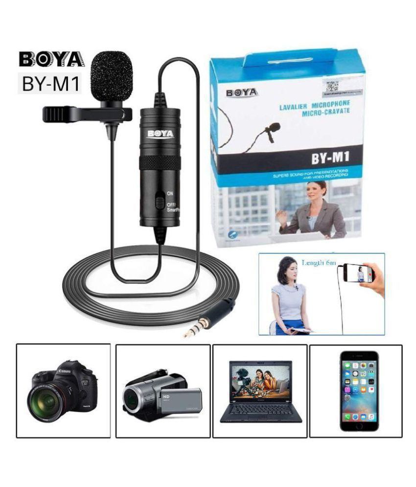 BOYA BYM1 Omnidirectional Lavalier Microphone SGC