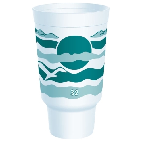 American Paper & Twine Co. Dart Horizon 32 Oz Auto Tall