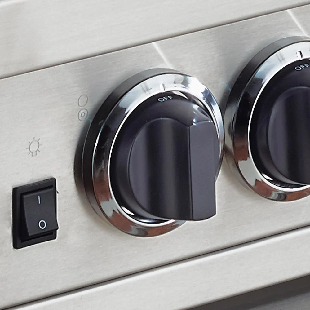 Knob Black Simmer BlueStar Cooking