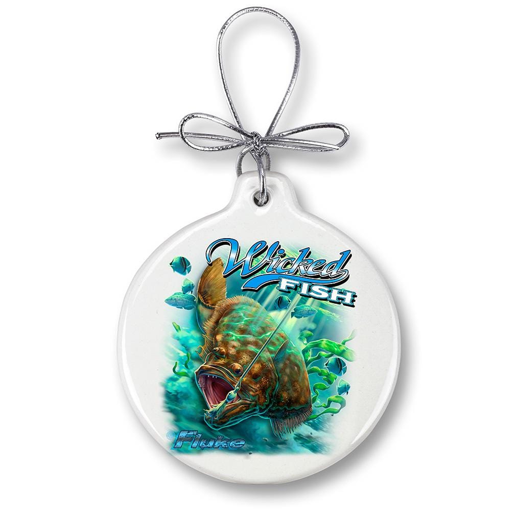 Bucktail Fluke Lure Fishing Christmas Tree Ornaments Shop Erazor Bits