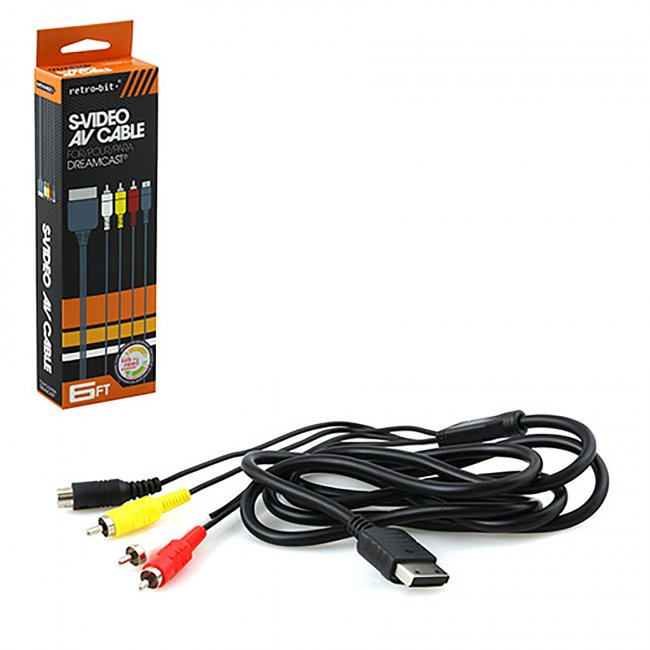 Dreamcast SVideo & AV Cable Game World