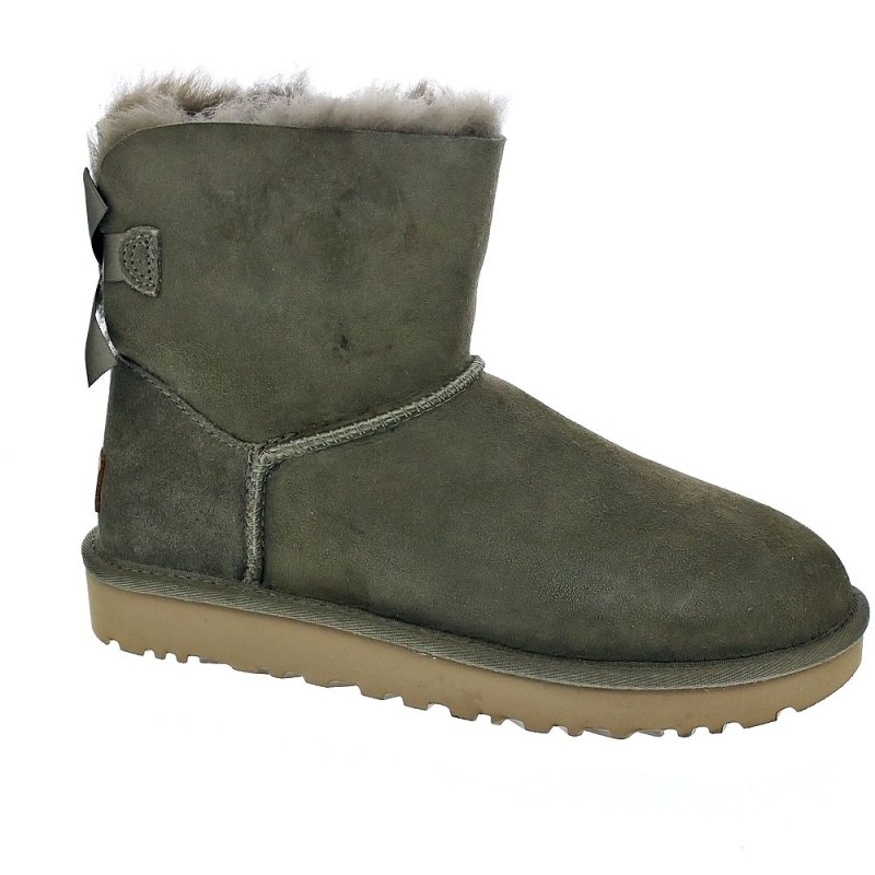 Ugg Mini Bailey Bow II Verde EUCALYPTUS Botines Mujer ¡Entrega 24h